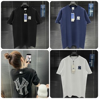 Áo phông nam nữ m.l.b logo thêu ny chất áo cotton cao cấp - áo thun nam nữ m.l.b cao cấp
