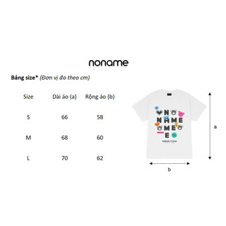 Áo Thun Oversize Boxy noname Funky Elements / White_NNRAE4001D