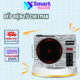 Bếp Hồng Ngoại Gia Đình Chefman CM-923, KHÔNG KÉN NỒI, Mặt Kính Chịu Nhiệt Cao, Hẹn Giờ An Toàn