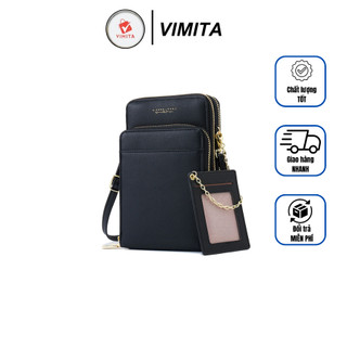 Túi đeo chéo chính hãng  FOREVER YOUNG đựng điện thoại phong cách Hàn Quốc da cao cấp cực đẹp FY15 - VIMITA