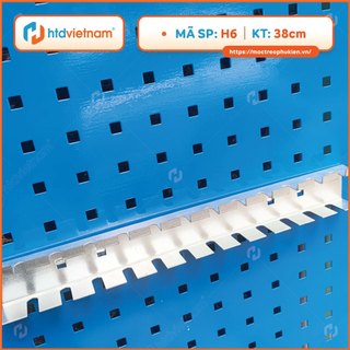 Móc treo dụng cụ cơ khí H6, móc treo tua vit với 12 khe lỗ lắp 12 tua vít, lắp đặt trên bảng dụng cụ