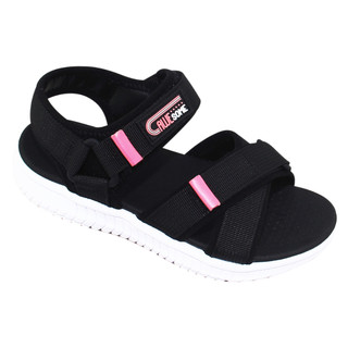 Sandal đế bằng bé gái Bita's SOB.295 (Đỏ + Đen)