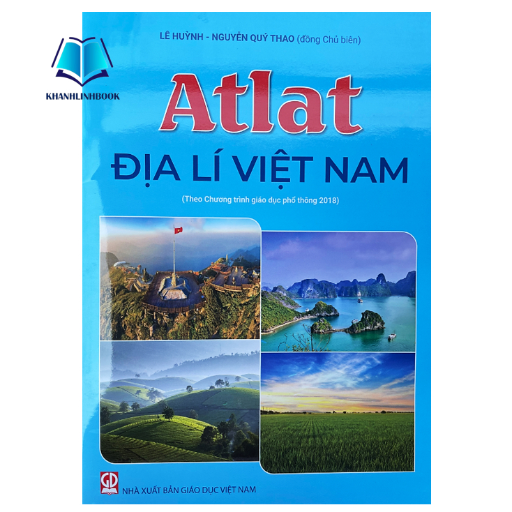 Sách Atlat Địa Lí Việt Nam theo chương trình giáo dục phổ thông 2018 (NXBGD)