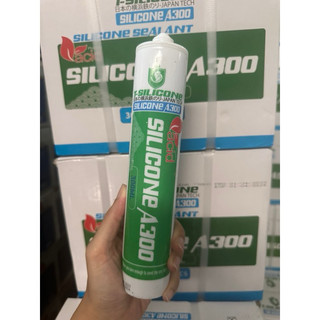 Keo silicon A300 ACID trong siêu dính, siêu bền bám dính và đàn hồi cao thích hợp dán kính, bể cá,..