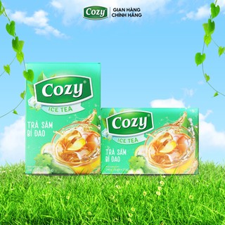 Trà Sâm Bí Đao Cozy Hòa Tan Ice Tea (240gr x 16 gói) Hương Vị Ngọt Ngào, Giữ Dáng Đẹp Da, Chiết Xuất Lá Trà Tươi