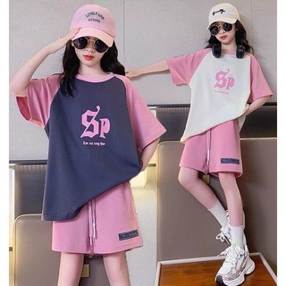 Set bộ quần áo trẻ em dành cho bé gái 18-45kg mẫu hình 8-P. Chất liệu đẹp, thoáng mát. HE32
