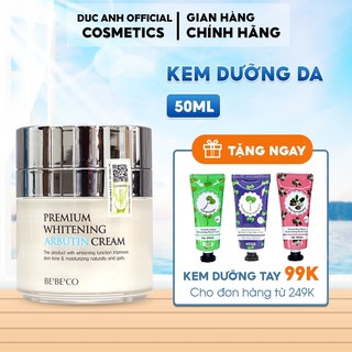 Kem dưỡng trắng và phục hồi da cao cấp, mờ thâm nám, cấp ẩm BEBECO DA02 Premium Whitening Arubtin Cream 50ml