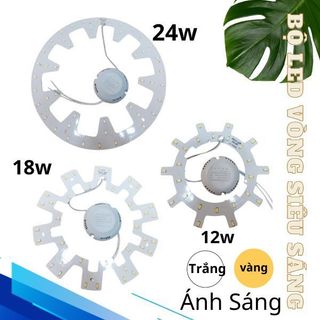 Bộ đèn led vòng siêu sáng 12w - 18w - 24w