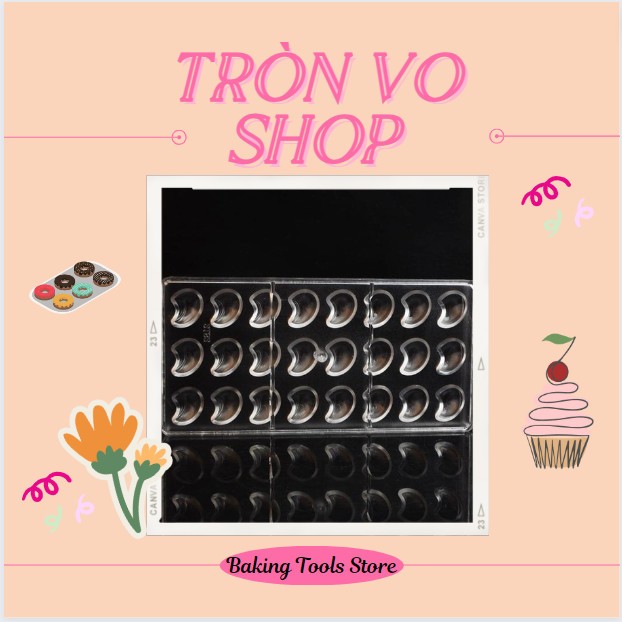 Khuôn socola mẫu trăng khuyết 2182
