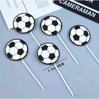 toper cắm bánh [FREESHIP❤️] Set cắm giấy quả bóng đá