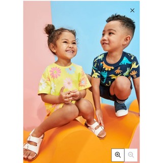 Bộ vàng hoa cotton cho bé gái Matalan size 2-3y
