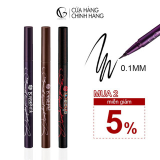 Bút Kẻ Mắt Dạng Nước GUVIET Lâu Trôi Không Lem Chống Nước Ba Màu Sắc Dung Tích 0,4ml