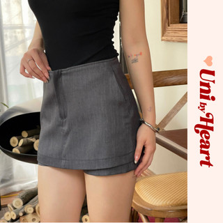 Quần đùi giả váy trơn Nala Skort QV001 dáng ôm - Uni By Heart