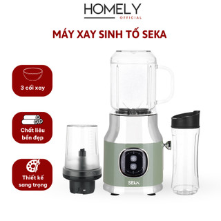 Máy xay sinh tố Seka HR2223 đa năng công suất 500W mạnh mẽ, xay thịt cá, sinh tố cầm tay