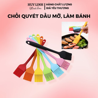 Dụng cụ làm bánh - chổi quét dầu mỡ, nước sốt - Cọ chổi silicon phết bơ dầu, quét mặt bánh loại nhỏ