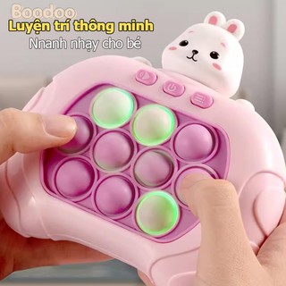 Đồ chơi Pop it BOODOO Máy chơi game điện tử cầm tay Pop it luyện mắt luyện tay, rèn trí thông minh