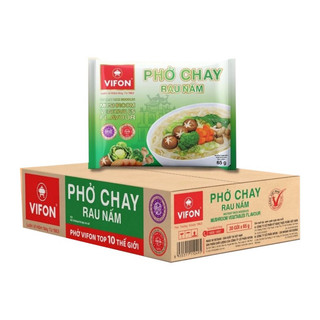 Thùng 30 gói phở chay rau nấm - 65gr/gói