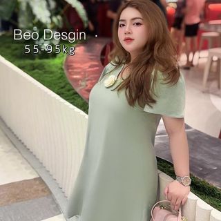 Béo Design bigsize - Đầm suông bigsize