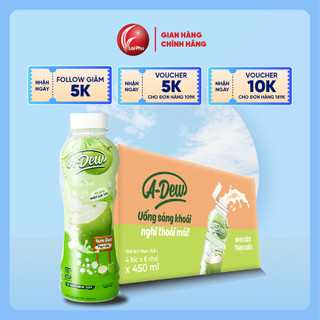 Nước Dừa Thạch Dừa A Dew 450ml - Thùng 24 Chai