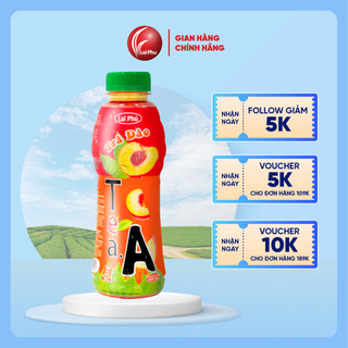 Trà Đào Tea A chai 450ml - Lốc 6 Chai