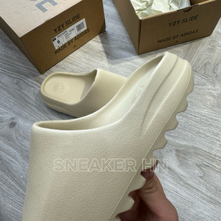 Dép Yeezy Slide " Bone " | Bản vân nhám