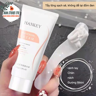 Kem Wax Lông Hankey 60g Toàn Thân Hương Dịu Nhẹ, Gel Tẩy Lông Dưỡng Ẩm Mềm Mại Không Gây Kích Ứng Da