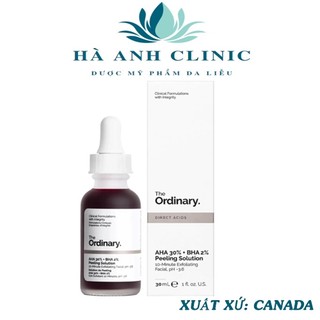 Tinh chất peel da the ordinary aha 30% + bha 2% peeling solution dung tíchc 30ml