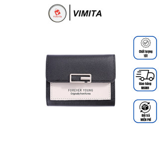 Ví nữ giá rẻ mini cầm tay FOREVER YOUNG nhỏ gọn dễ thương nhiều ngăn da cao cấp cực đẹp giá rẻ VD12 - VIMITA