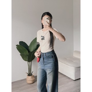 Quần Jean Trơn Basic Màu Retro ENVY J110