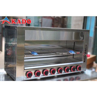 Lò nướng salamander 4 họng- 6 họng-8 họng -10 họng chạy gas hàng chính hãng bh 12 tháng giá tận xưởng