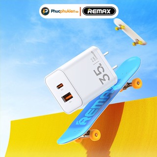 Remax U161 - Củ sạc nhanh 2 cổng sạc nhanh 30w sạc đầy 60% pin trong 30 phút cho 14 seris trở xuống - Phúc Phụ Kiện
