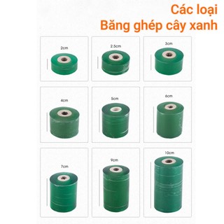 Băng nilon ghép cây chuyên dụng - Băng keo ghép cây xanh / vàng tự dính tự hủy giúp bảo vệ mối ghép