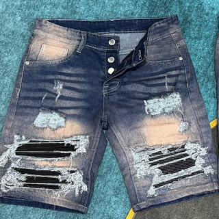 quần short jean nam đen xanh khóa kéo lệch thêu logo nhiều mẫu mới hot nhất,vải jean dày mềm kiểu dáng trẻ trung
