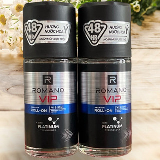 LĂN KHỬ MÙI NAM ROMANO VIP VISION 50ML NGĂN MÙI VƯỢT TRỘI HƯƠNG NƯỚC HOA Ý CAO CẤP