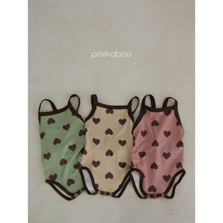 Suit 2 dây bơi trái tim chính hãng Peekaboo có sẵn