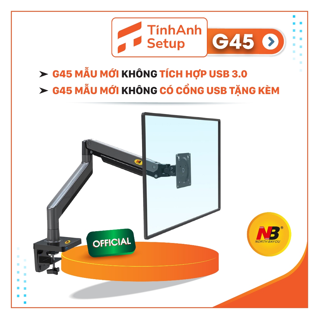 Giá treo màn hình LCD Arm màn hình đa năng North Bayou NB cho màn "22-40 inch"