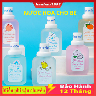 Nước Hoa Xịt Thơm BEAR BABY trẻ em 50ml (tránh muối đốt cho bé) hàng chuẩn