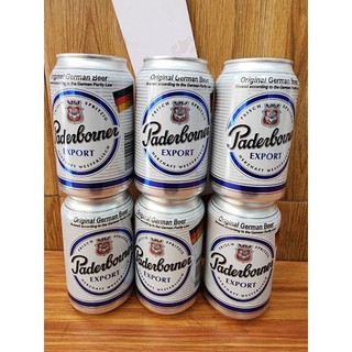 Bia Paderborner export 5,5% Đức - lốc 6 lon 330ml