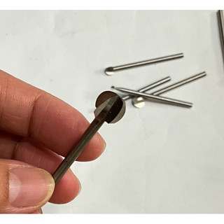 Phá thô cán 3mm (mũi quả đào cán 3mm- Trọn bộ 6 mũi)