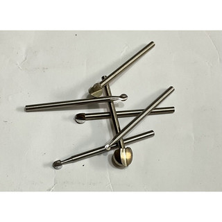 Phá thô cán 3mm (mũi quả đào cán 3mm- Trọn bộ 6 mũi)