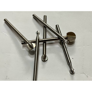 Phá thô cán 3mm (mũi quả đào cán 3mm- Trọn bộ 6 mũi)