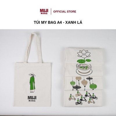 Túi My Bag A4 - Xanh Lá MUJI
