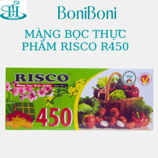 Màng Bọc Thực Phẩm PVC Risco R450 An toàn cho thực phẩm,chất liệu an toàn, không gây hại cho thực phẩm.