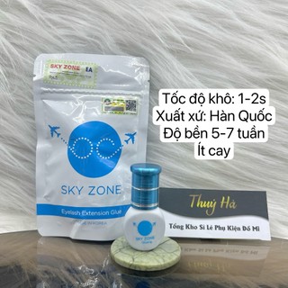 Keo nối mi SKY ZONE (1-2s) HÀN QUỐC 5ml SIÊU BỀN-ÍT CAY_KEO BÊ TÔNG_ Dụng cụ nối mi _THÚY HÀ