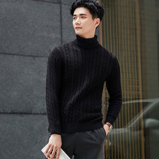 Áo len nam dài tay cổ lọ vặn thừng cao cấp kiểu dáng trẻ trung boy phố phong cách hàn quốc