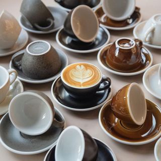 Ly Cà Phê Egg 300ml Café Latte Cup & Saucer (Màu Potters) - Loveramics