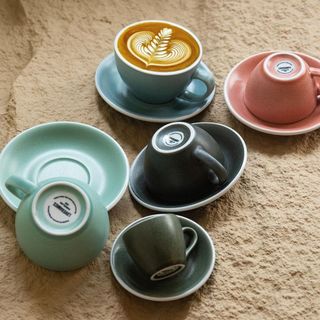 Ly Cà Phê Egg 250ml Cappuccino Cup & Saucer (Màu Potters) - Loveramics