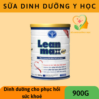 Sữa bột Lean Max Adult - Dinh dưỡng cho phục hồi sức khỏe - 900G
