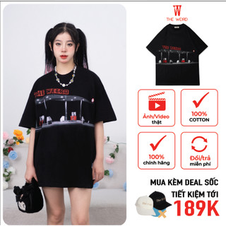 LOCAL BRAND Áo thun The Weird Phong Cách Unisex Form Rộng ATK980