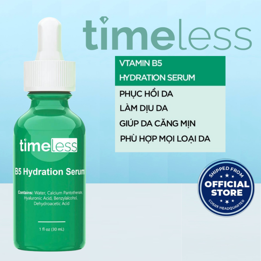 Hồi phục da Timeless Vitamin B5 Serum 30ml (cosme)